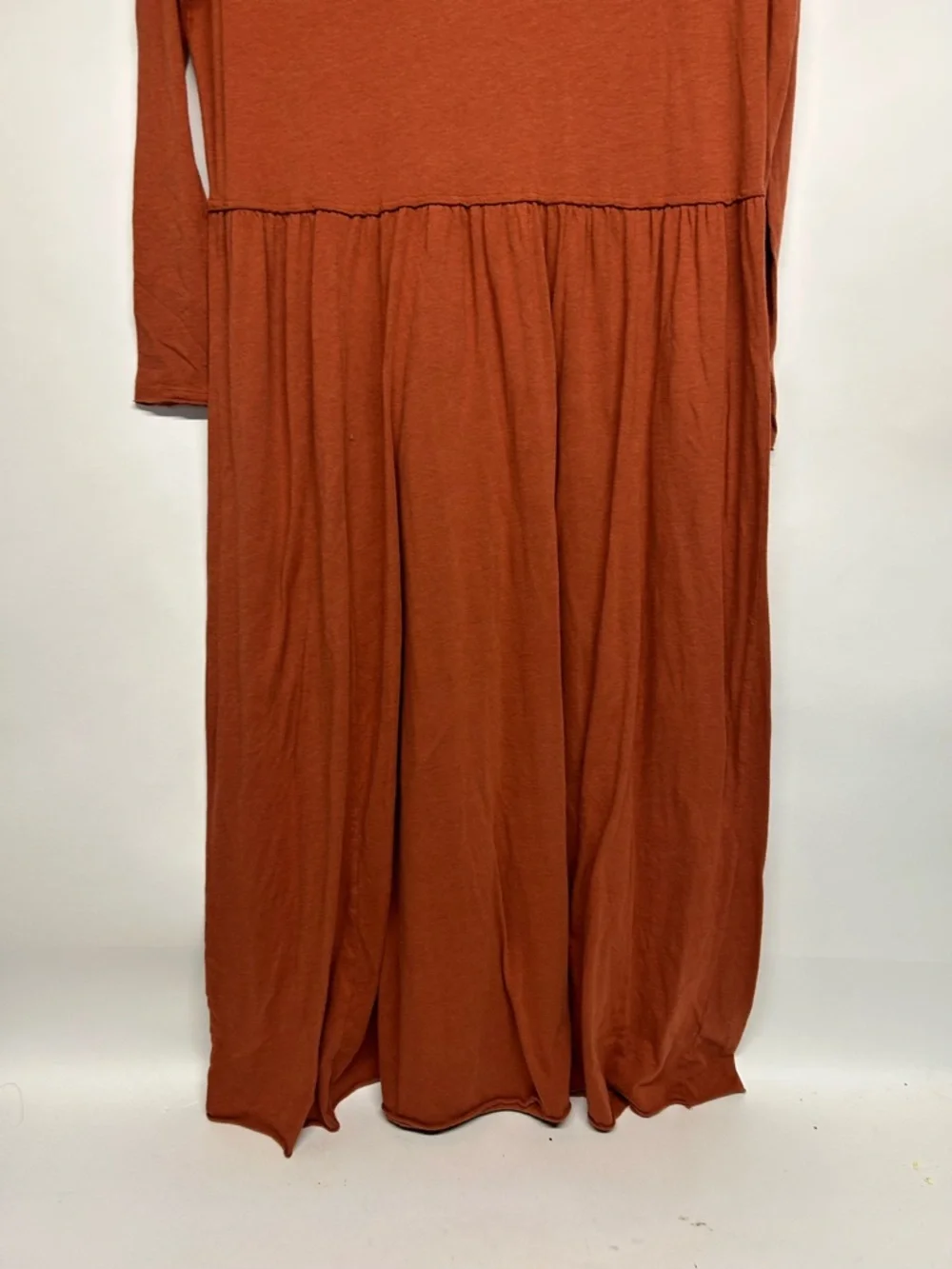 FP Beach | Dresses | Rust Long Sleeve Maxi Dress Free People Beach ...